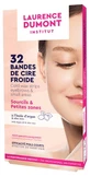 Tiras de cera fría Laurence Dumont para cejas y zonas pequeñas, 32 tiras