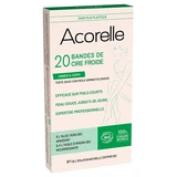 Acorelle biologische koudwaxstrips voor benen en lichaam, 20 strips