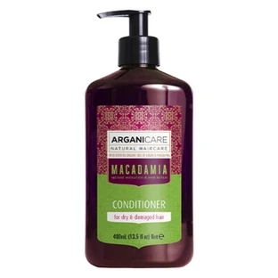 Acondicionador hidratante Arganicare para cabello seco y dañado con macadamia Arganicare
