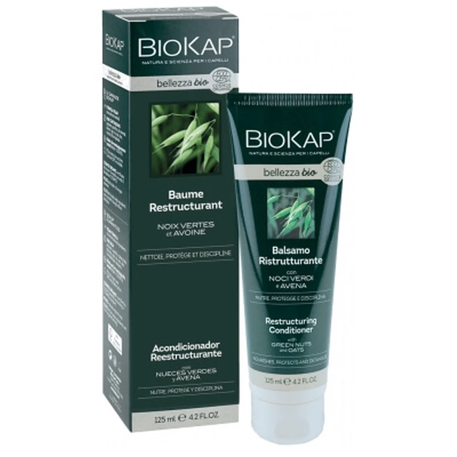 Bálsamo reestructurante ecológico Biokap Bellezza, 125 ml