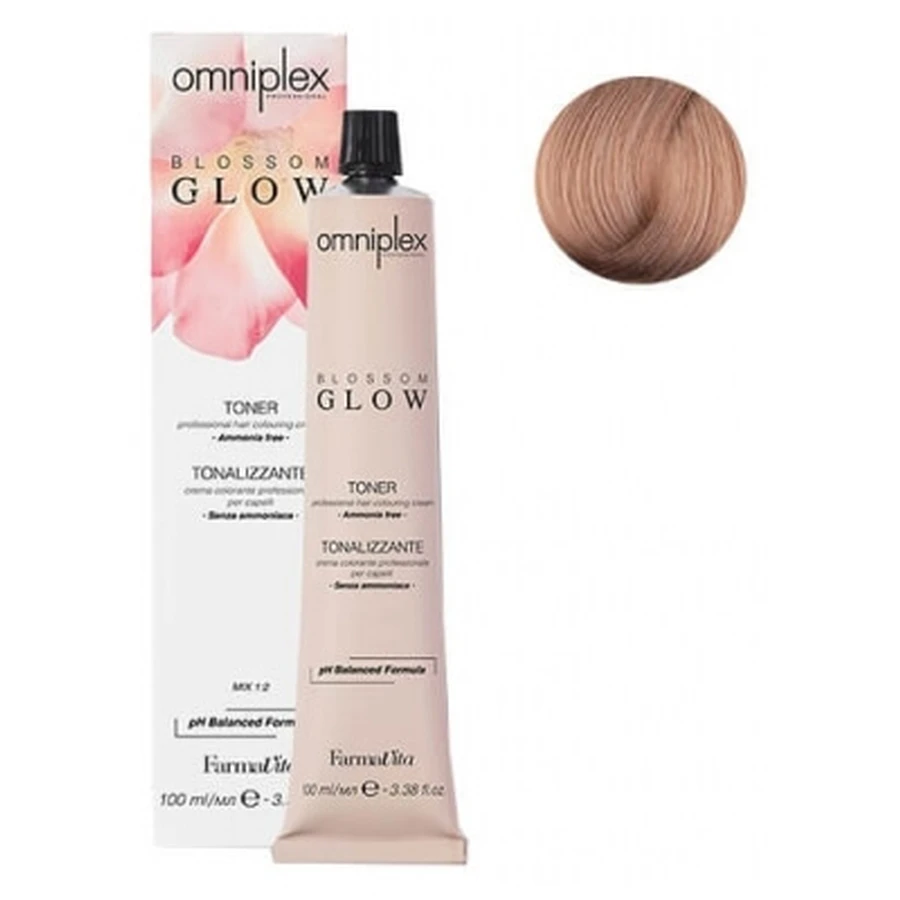 FarmaVita Toner T 9.5 Mahogany Brown Blossom Glow Omniplex Hair Color Cream