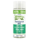 Ricarica per deodorante biologico all'aloe vera Natessance 24 ore, 150 ml