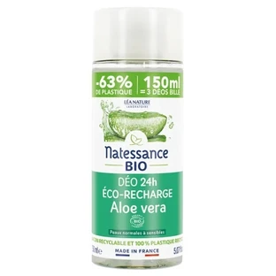 Natessance 24-Stunden-Bio-Aloe-Vera-Deo-Nachfüllpackung, 150 ml