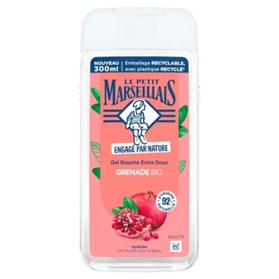 Le Petit Marseillais – wyjątkowo delikatny organiczny żel pod prysznic z granatem, 300 ml