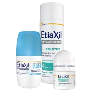 Routine con l'antitraspirante Etiaxil