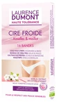 Barras de cera fría «Haute Tolérance» de Laurence Dumont para axilas y zona del bikini, 16 barras