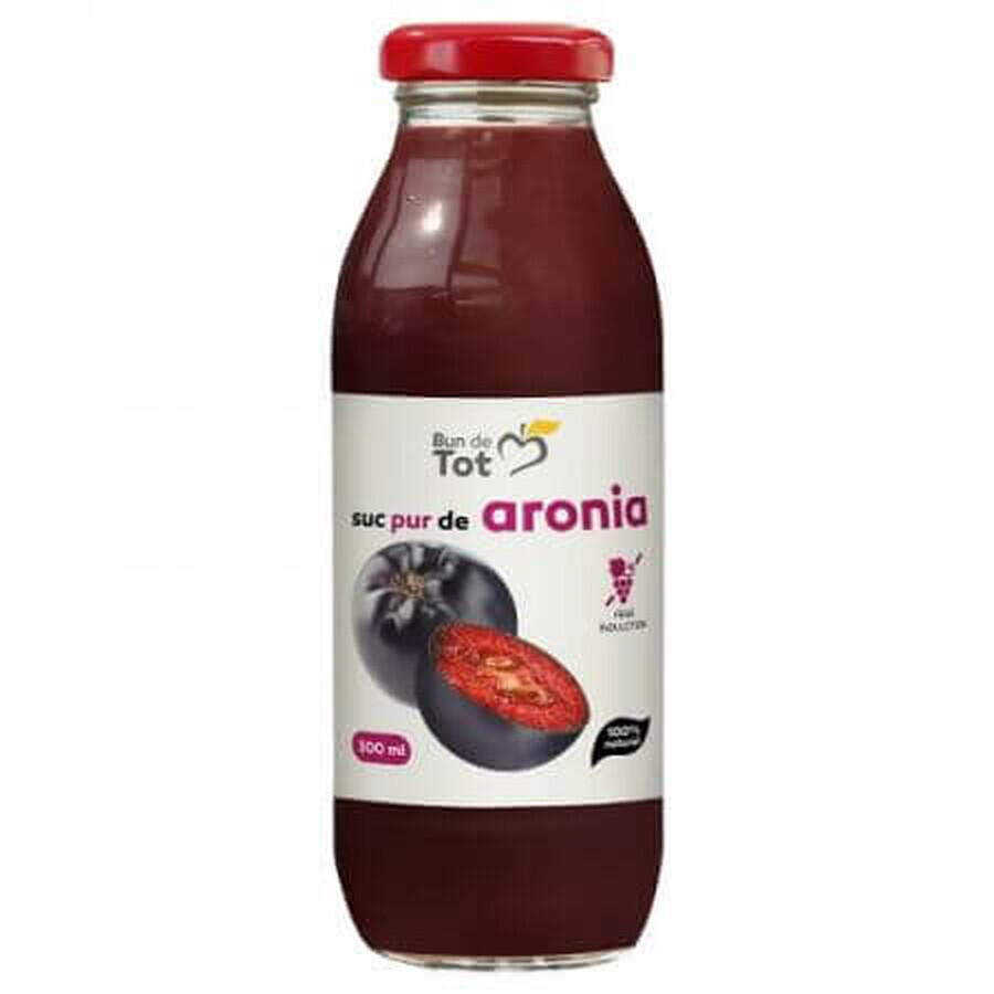 Zumo de Aronia sin edulcorantes Bun de Tot, 300 ml, Dacia Plant