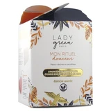 Lady Green biologische verzorgende lichaamszeep 100 g + roze konjac-spons