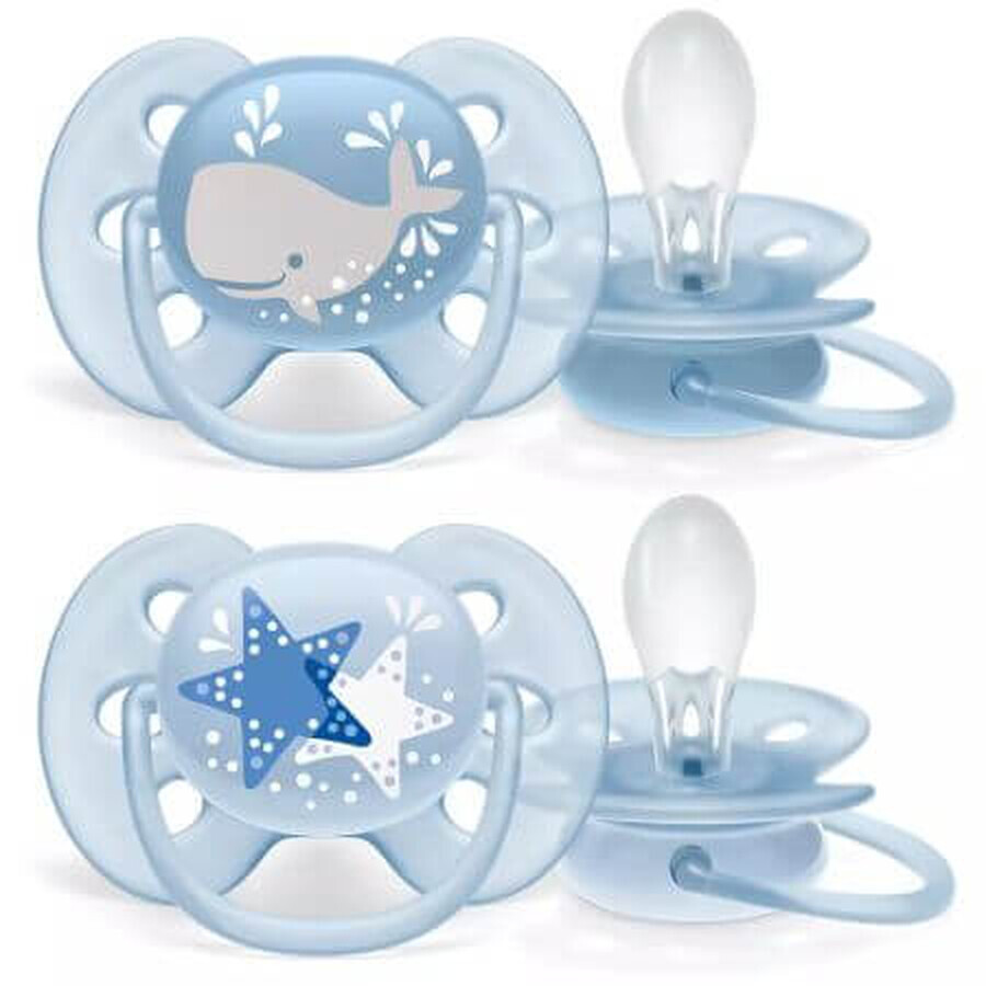 Chupete ultrasuave, 6-18 meses, SCF223/03 2 piezas, Philips Avent