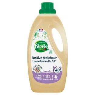 Biovie Detergent de rufe cu efect de îndepărtare a petelor, pentru prospețime, de la 30 °C, 2 L