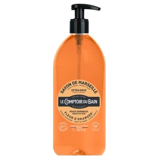 Le Comptoir du Bain - Sapone tradizionale di Marsiglia ai fiori d'arancio, 1 L