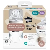 Tommee Tippee Natural Start Anti-Colic, 2 biberones, 260 ml, a partir de 0 meses