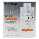 Noreva Iklen+ [Pure-C-Reverse] Sérum potenciador de luminosidad, paquete de 3 (8 ml cada uno)