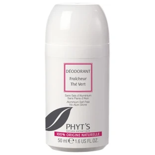 Phyt's biologische roll-on deodorant met groene thee voor een fris gevoel, 50 ml