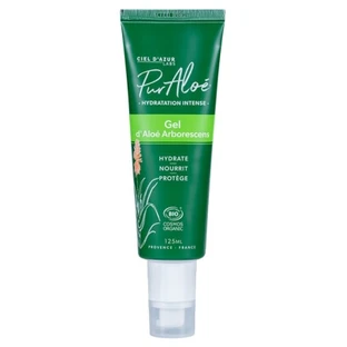 Gel di aloe vera puro, aloe arborescens biologica, 125 ml