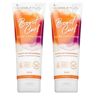 Gel per capelli Les Secrets de Loly Boost Curl, confezione da 2 (250 ml ciascuno)