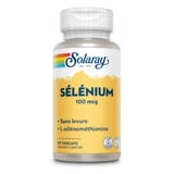 Solaray Selenio 100 mcg sin levadura, 90 cápsulas vegetales