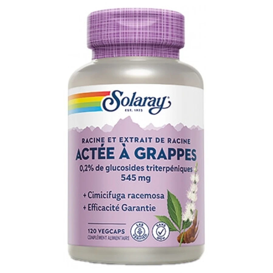 Solaray: Cohosh negro, 120 cápsulas vegetarianas