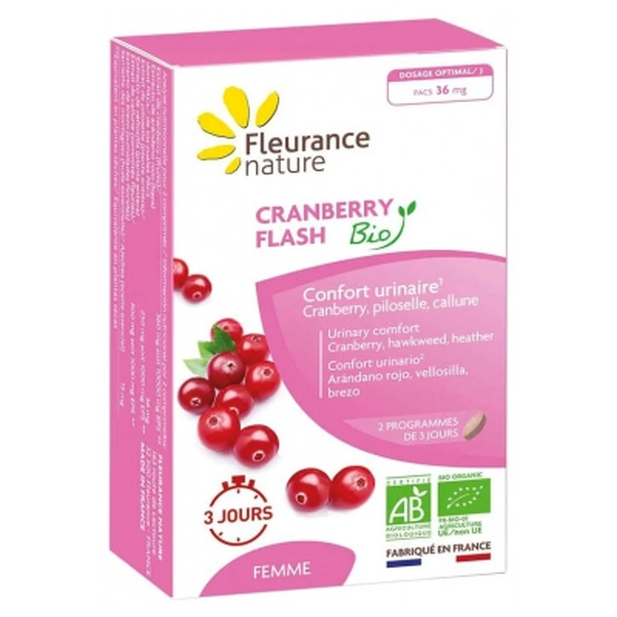Fleurance Nature Bio-Cranberry Flash, 14 Tabletten