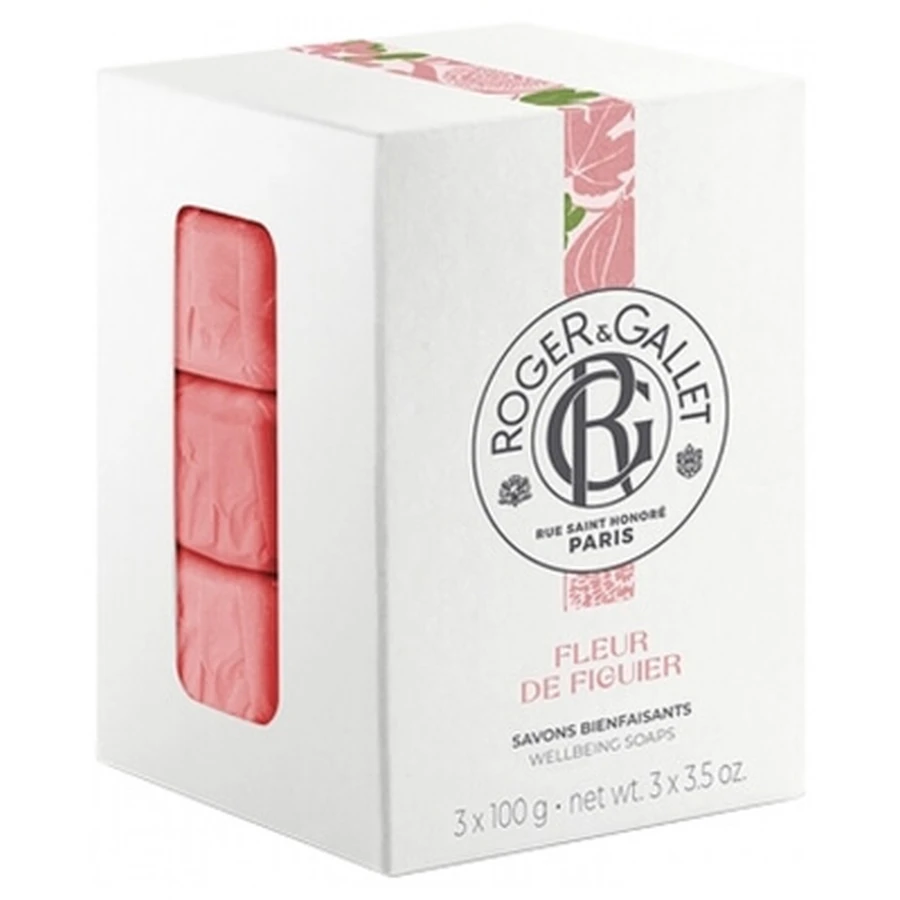 Roger & Gallet Fleur de Figuier – 3 săpunuri cu proprietăți benefice, câte 100 g fiecare