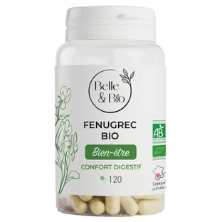 Belle & Bio Fenugreek biologico, 120 capsule