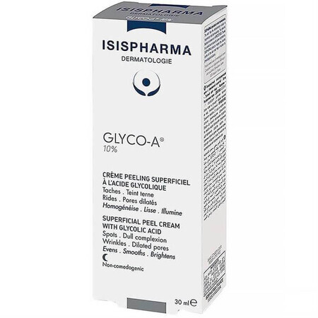 IsisPharma Glyco-A Crema peeling cu 10% acid glicolic, 30 ml