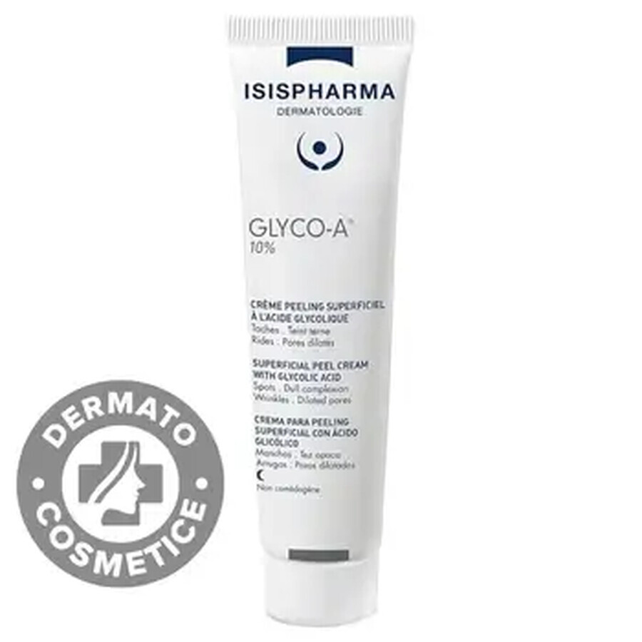 IsisPharma Glyco-A Peelingcrème met 10% glycolzuur, 30 ml