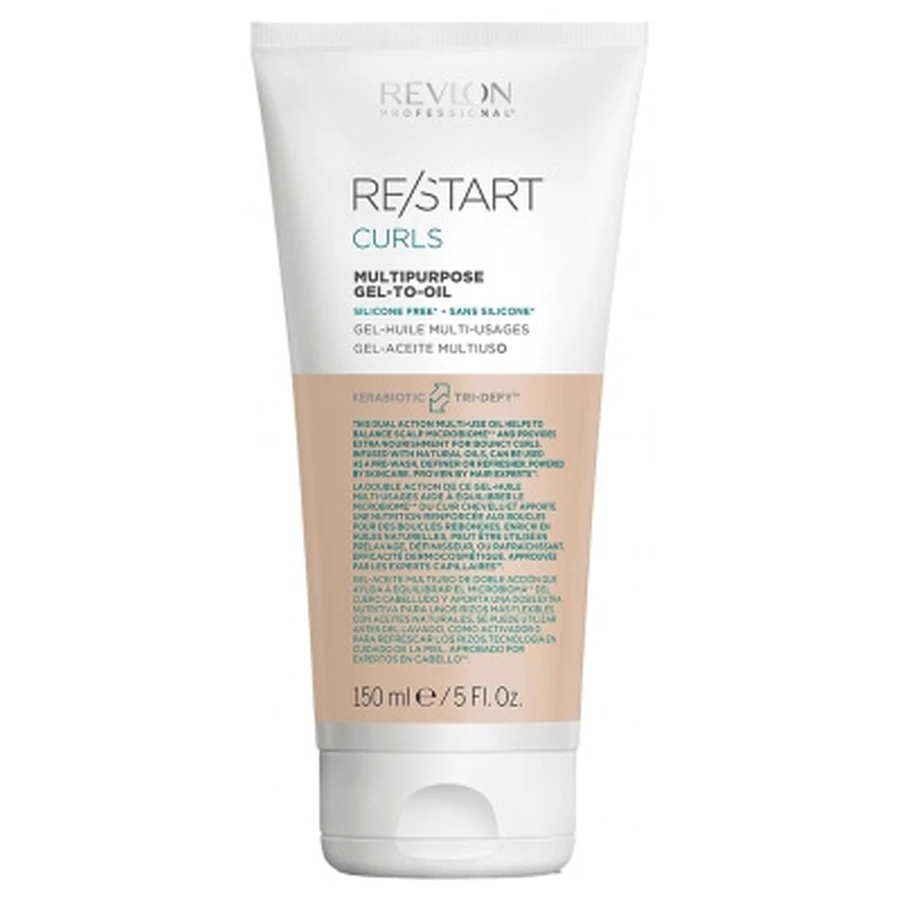 Revlon Professional Re/Start Curls: tratamiento moldeador multiusos en forma de gel-aceite, 150 ml