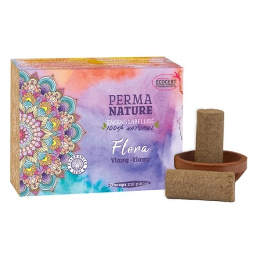 Incienso Perma Nature Flora de ylang-ylang, 16 unidades