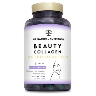 N2 Natural Nutrition Beauty Collagen, 90 cápsulas