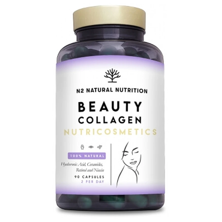 N2 Natural Nutrition Beauty Collagen, 90 cápsulas