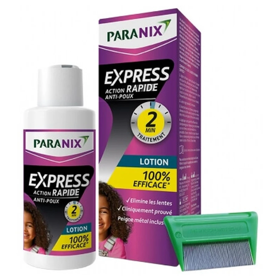 Paranix Express 2-Minute snelwerkende anti-luizenlotion 195 ml