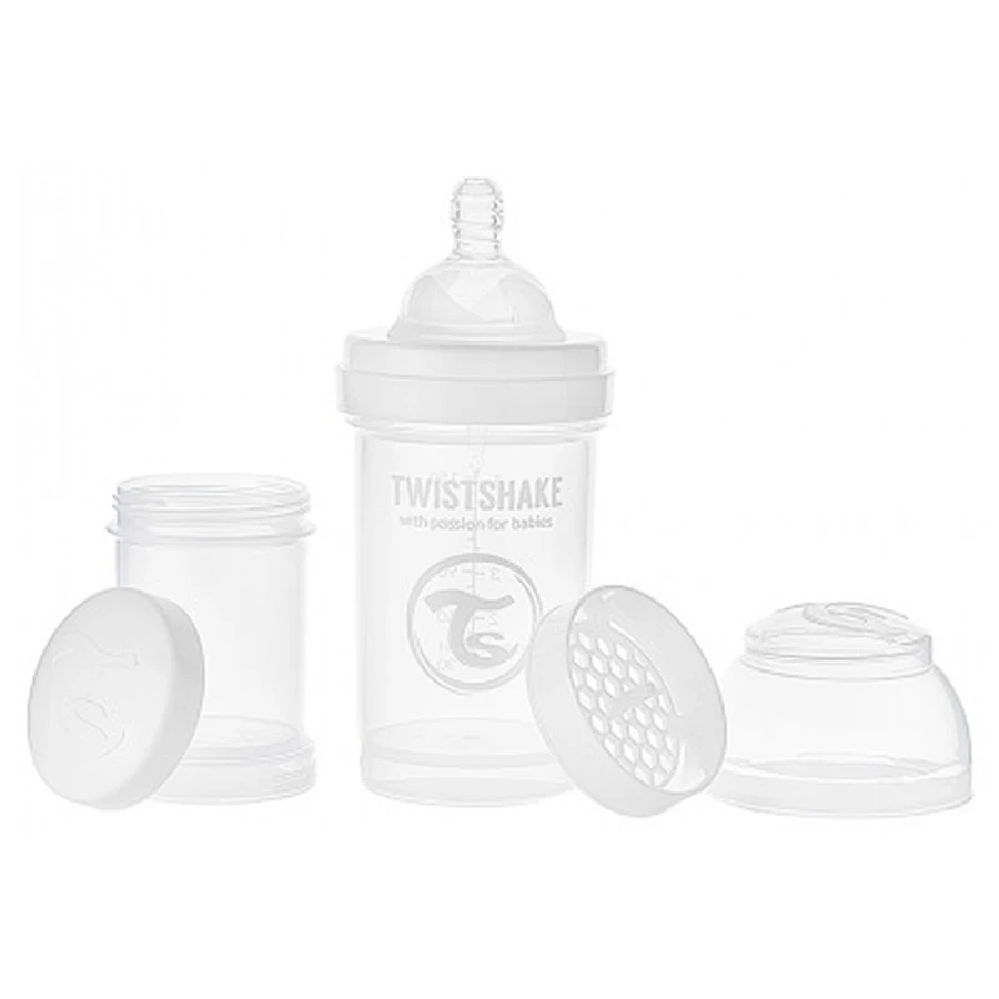 Twistshake Biberon anti-colici S 180 ml, de la 0 luni în sus