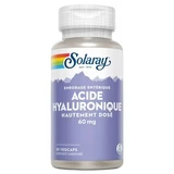 Ácido hialurónico de alta potencia de Solaray, 30 cápsulas vegetarianas