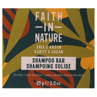 Shampoo solido Faith In Nature al karité e all'argan, 85 g