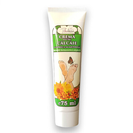 Crema para talones con ureecsi alantoína, 75 ml, Planta Tibuleac