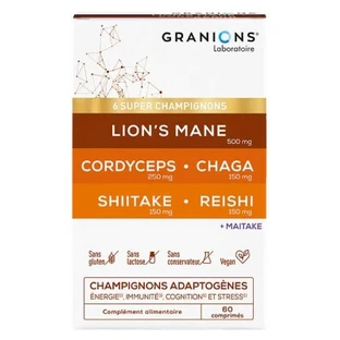 Granions 6 Super Mushrooms, 60 compresse