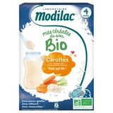 Modilac „Mes Céréales du Soir” Bio, de la 4 luni, morcovi, 250 g