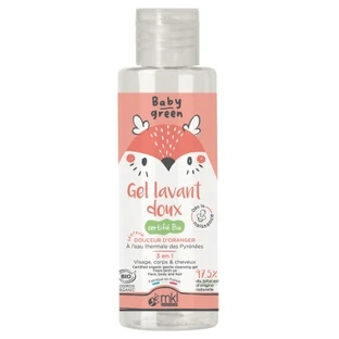 MKL Green Nature Baby Green – delikatny żel myjący z certyfikatem ekologicznym, 100 ml