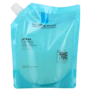 La Roche-Posay Lipikar Surgras Cremă de spălare anti-uscare, reîncărcare ecologică, 400 ml