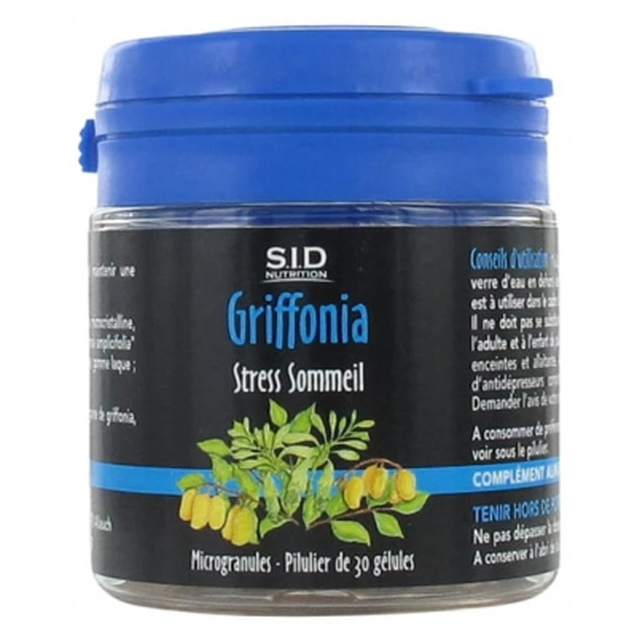 S.I.D Nutrition Stress Sommeil Griffonia 30 Gélules
