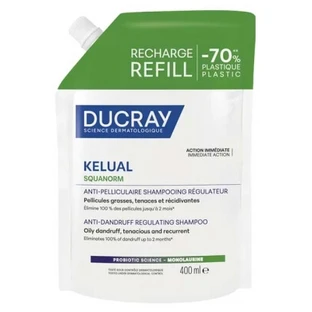 Ducray Kelual Squanorm Șampon regulator antimătreață, rezerve de 400 ml