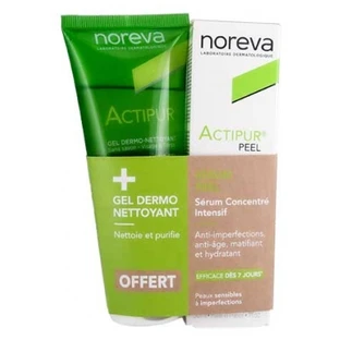 Noreva Actipur Peel Intensief Geconcentreerd Serum 30 ml + Gratis Dermo-Reinigingsgel 100 ml