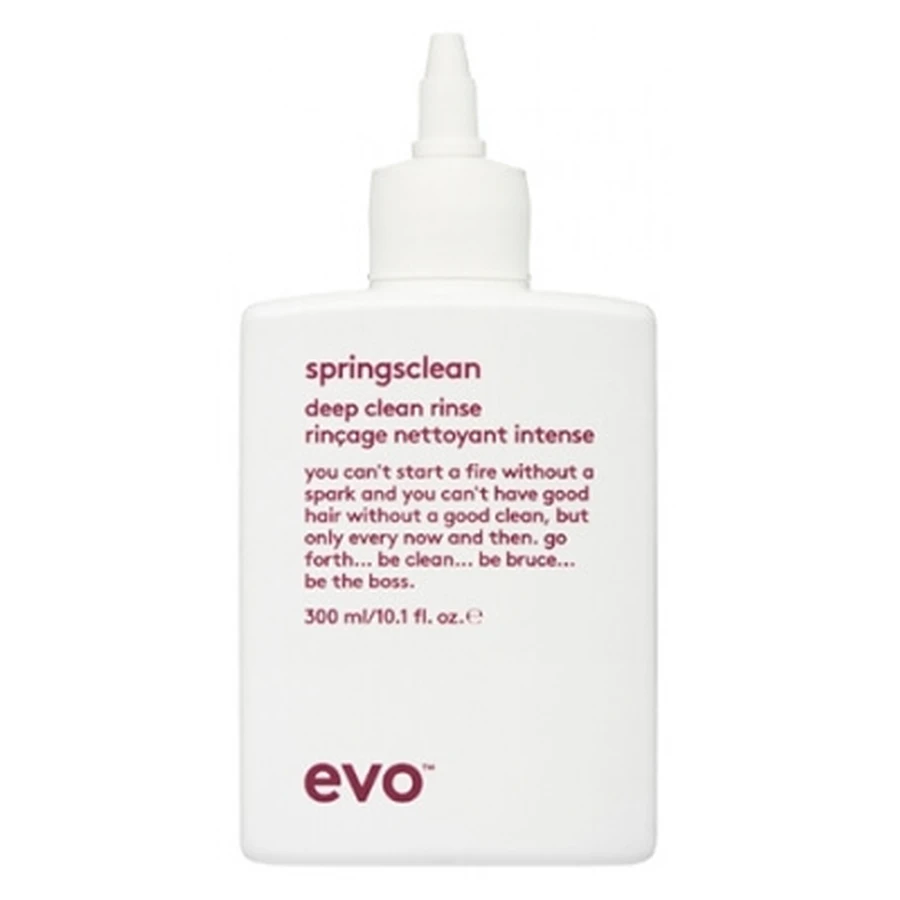 EVO Rinse, Springsclean, Deepclean, Rinse, Curl