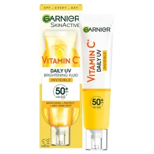 Garnier SkinActive Vitamine C Fluide Anti-UV Quotidien Anti-Taches Invisible SPF50 + 40 ml