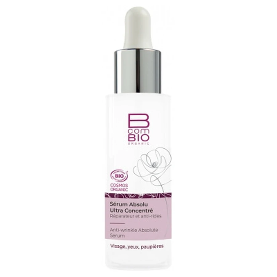 BcomBIO Ser absolut ultra-concentrat pentru față, ochi și pleoape, organic, 30 ml