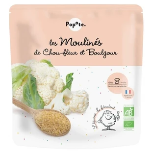 Popote Les Moulinés: Conopidă și bulgur – De la 8 luni – Produs ecologic – 180 g