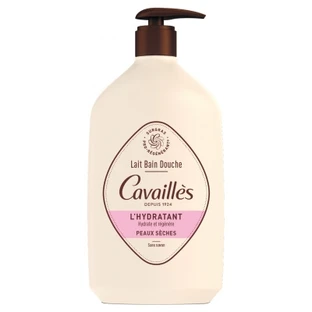 Cavaillès Latte da bagno e doccia per pelle secca, idratante, 1 L