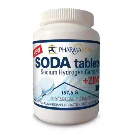 Bicarbonate de sodium avec zinc, 150 comprimés, PharmaVital GmbH