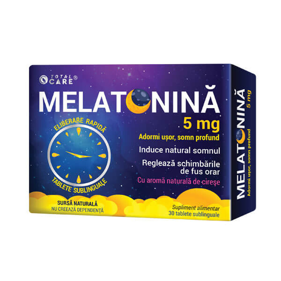 Melatonina 5 mg liberación rápida 30 comprimidos sublinguales, Cosmo Pharm 